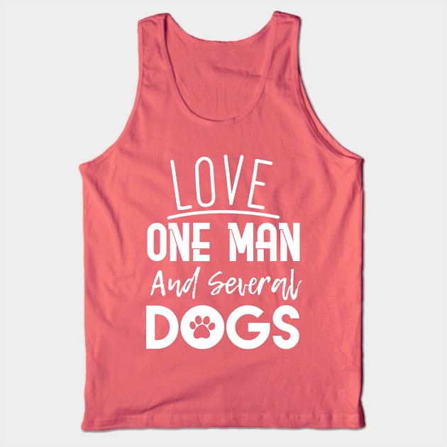 Dog Lover Woman Tank Top by Enzai